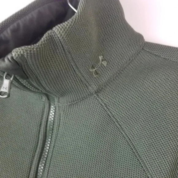 Under Armour Cold Gear Infrared Green Zip Jacket Women's Size Medium - Picture 5 of 10